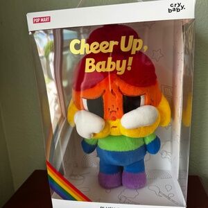 Pop Mart Crybaby Cheer Up, Baby Plush Doll (Large) - New